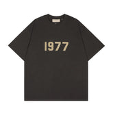 FEAR OF GOD ESSENTIALS 1977 Loose Unisex Couple Short Sleeve T‑Shirt