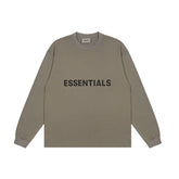 FEAR OF GOD FOG ESSENTIALS Chest Letter Loose Unisex Long Sleeve Tee
