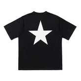 FEAR OF GOD ESSENTIALS Star Graphic Loose High‑Street Short Sleeve T‑Shirt Unisex
