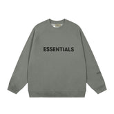 FEAR OF GOD FOG ESSENTIALS Letter Print Loose Crew Neck Sweatshirt Unisex