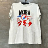 AKIRA Akira Otomo Koyo Sci Fi Animation Short sleeved T-shirt Hiphop Summer Heavy Weight Cotton Rascal Handsome Half Sleeve Trendy