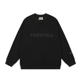FEAR OF GOD FOG ESSENTIALS Letter Print Loose Crew Neck Sweatshirt Unisex