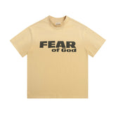 FEAR OF GOD FOG Main Line Letter Print Loose Men’s Short Sleeve Tee