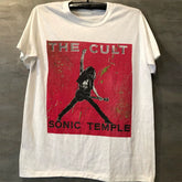 The CULT European and American heavy metal band Oversize retro short -sleeved Meichao street round neck men and women Tee shirts