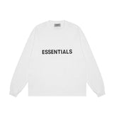 FEAR OF GOD FOG ESSENTIALS Chest Letter Loose Unisex Long Sleeve Tee
