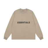 FEAR OF GOD FOG ESSENTIALS Chest Letter Loose Unisex Long Sleeve Tee