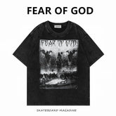 FEAR OF GOD FOG Vintage Washed Print Loose Unisex Tee