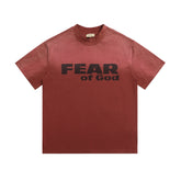 FEAR OF GOD FOG Main Line Letter Print Loose Men’s Short Sleeve Tee