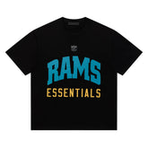 FEAR OF GOD FOG ESSENTIALS Letter Print Loose Short Sleeve Tee