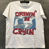 Drivin 'N' Cryin 'rock minimalist retro oldschool hip-hop high-end men's and women's short sleeved T-shirt