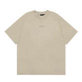 FEAR OF GOD ESSENTIALS Silicone Logo Short Sleeve T‑Shirt Unisex Loose Tee