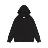 FEAR OF GOD FOG ESSENTIALS Solid Color Zip‑Up Hoodie Unisex