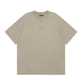 FEAR OF GOD ESSENTIALS Silicone Logo Short Sleeve T‑Shirt Unisex Loose Tee