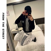 From THE STREET: Street Light Asian Embroidered Four Bar Stand up Collar Jacket, Short Wide Coat, Men's and Women's Trendy