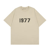 FEAR OF GOD ESSENTIALS 1977 Loose Unisex Couple Short Sleeve T‑Shirt