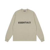 FEAR OF GOD FOG ESSENTIALS Chest Letter Loose Unisex Long Sleeve Tee