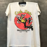 Gircle Jerks European and American fashion brand Rap short sleeved T-shirt for couples, vintage vintage high street half sleeved
