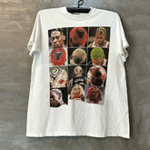 Dennis Rodman, short sleeved T-shirt, chic, hip-hop, explosive street fashion brand, half sleeved men's shirt