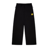 BROKEN PLANET MARKET 'COSMIC SPEED II' STRAIGHT JOGGERS (MIDNIGHT BLACK)