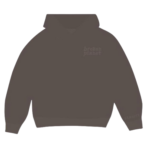 BROKEN PLANET MARKET 'BASICS' HOODIE (GRANITE BROWN)