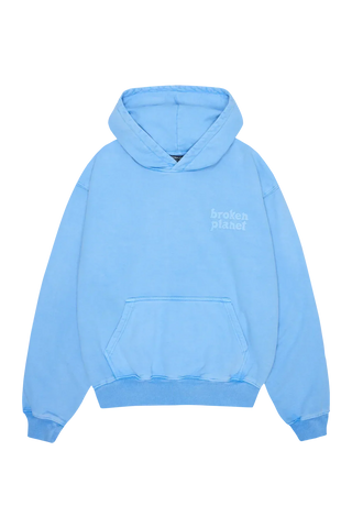 Broken Planet Market Basics Hoodie Washed Light Blue
