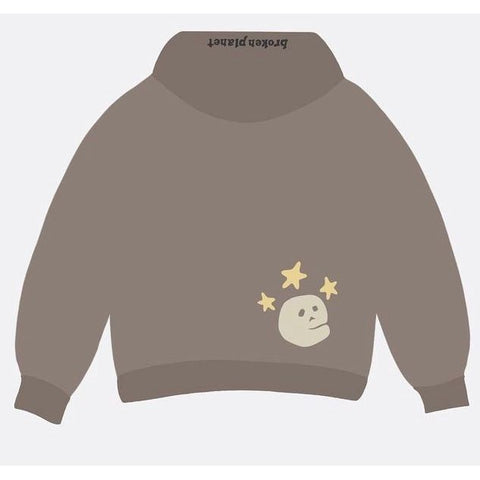 Broken Planet Market Cosmic Peaks Hoodie Cinder Brown