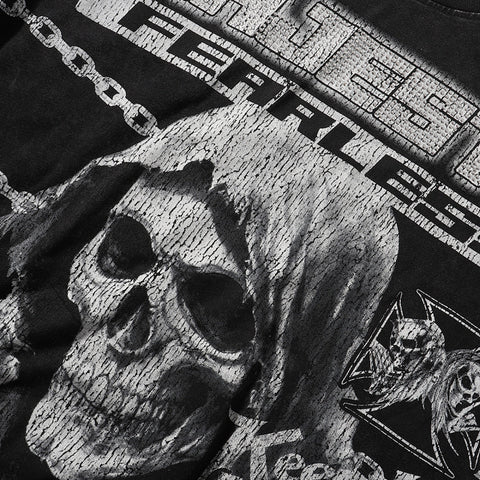 Majestik “Fearless” Grim Reaper Skeleton Vintage Tee