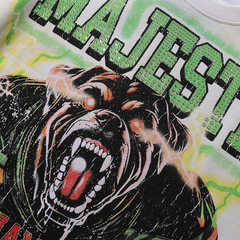 Majestik “Gridiron Champion” Bulldog Vintage Tee
