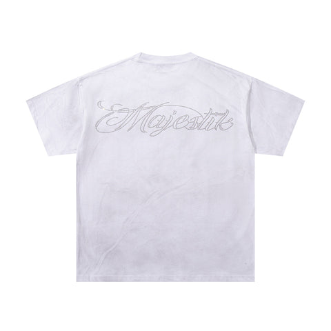 Majestik “Gridiron Eagle” Football Rhinestone Vintage Tee