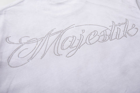 Majestik “Gridiron Eagle” Football Rhinestone Vintage Tee