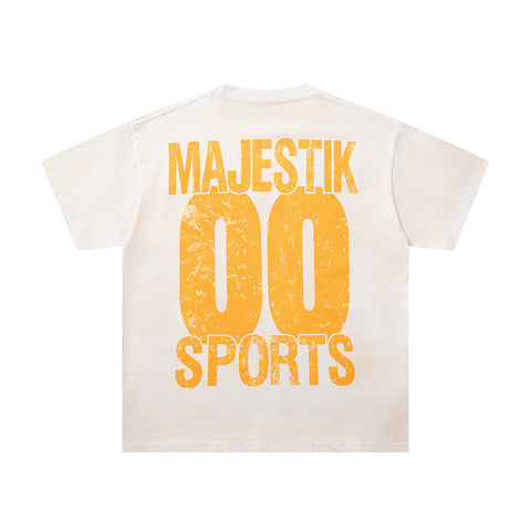 Majestik “Paradise” Supercar Vintage Tee（Off-White / Cream）