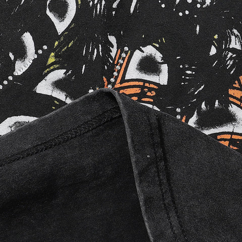 Majestik “Spiderweb” Dark Aesthetic Vintage Tee
