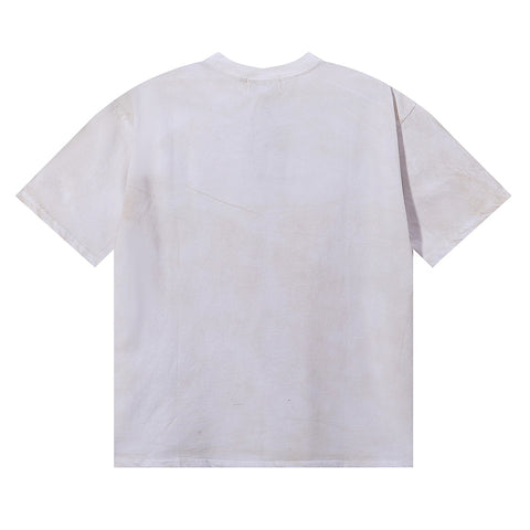 Majestik “Fearless” Vintage Sun & Clouds Rhinestone Tee