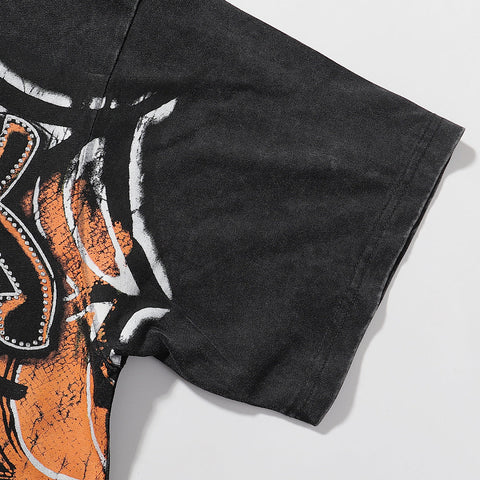 Majestik “Spiderweb” Dark Aesthetic Vintage Tee