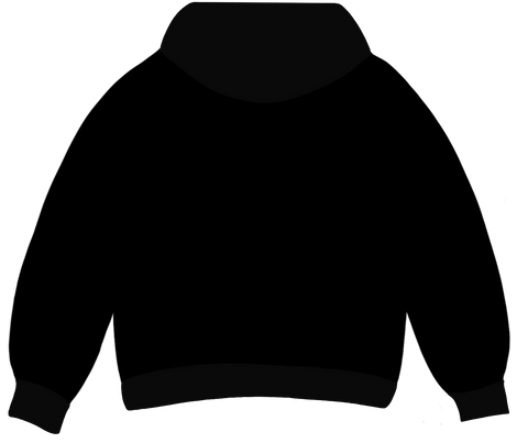 Broken Planet Market Basic Midnight Black Hoodie