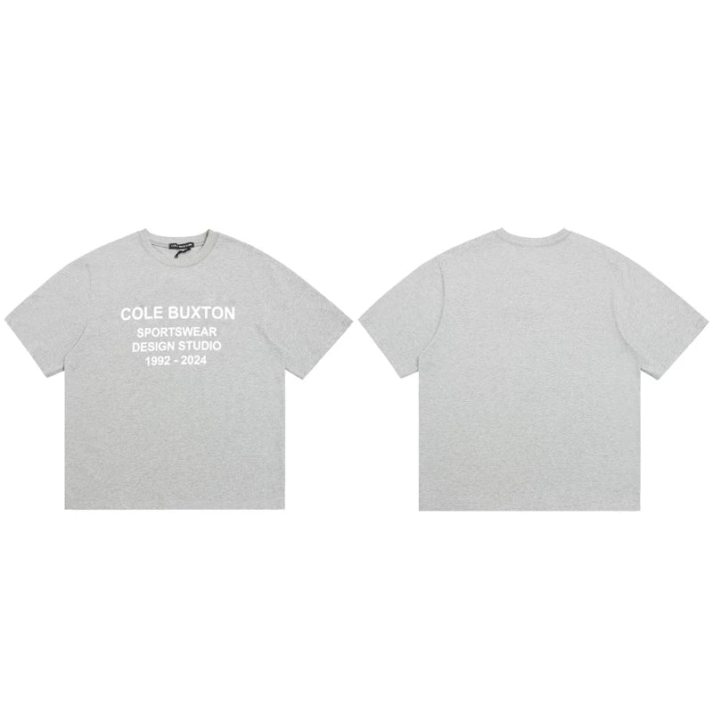 Cole Buxton Gray Sportswear Design Studio T-Shirt