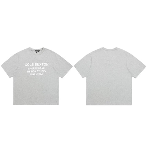 Cole Buxton Gray Sportswear Design Studio T-Shirt
