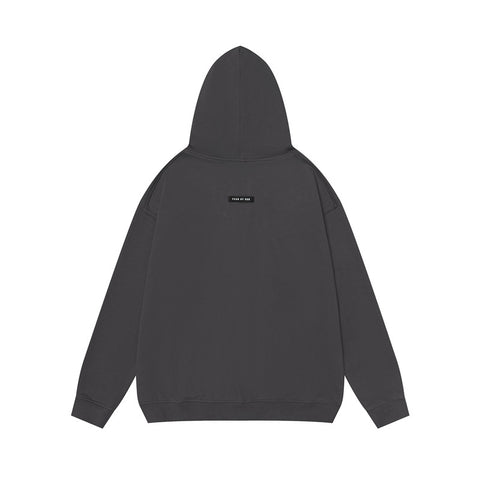 FEAR OF GOD FOG ESSENTIALS Solid Color Zip‑Up Hoodie Unisex