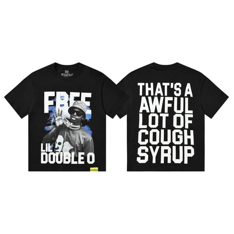 That's A Awful Lot Of Cough Syrup Free Lil Double O T-Shirt - Black