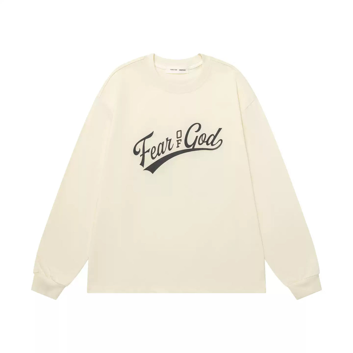 Fear of God FOG ESSENTIALS American High‑Street Unisex Long Sleeve Tee