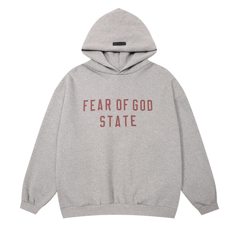 FEAR OF GOD FOG ESSENTIALS Fleece Lined Unisex Hoodie For Autumn Winter