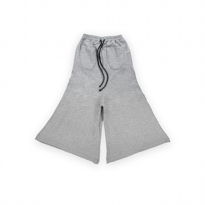 From the street lazy loose casual pants loose strap sweatpants soft waxy niche trousers drape straight wide-leg pants