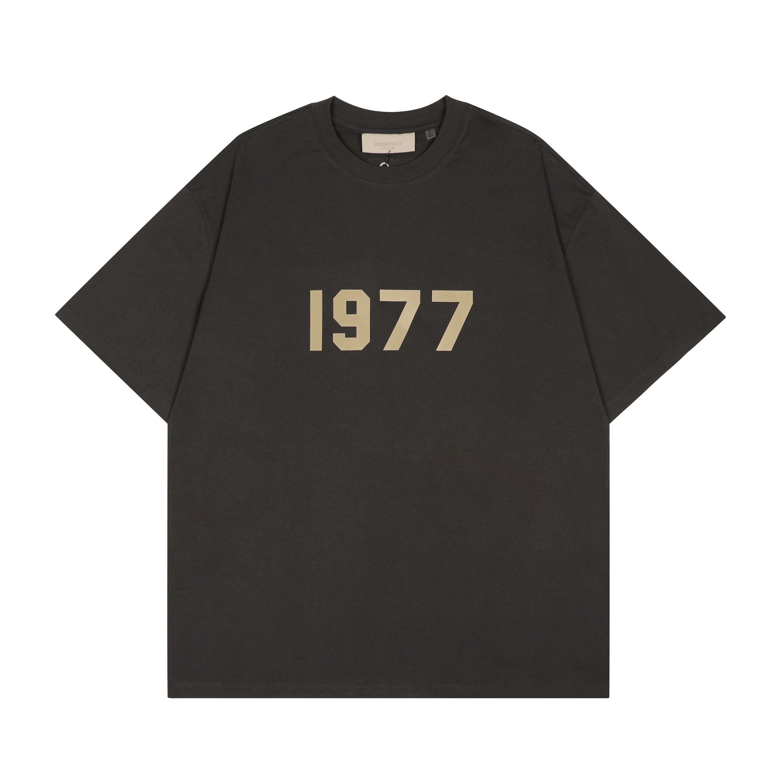 FEAR OF GOD ESSENTIALS 1977 Loose Unisex Couple Short Sleeve T‑Shirt