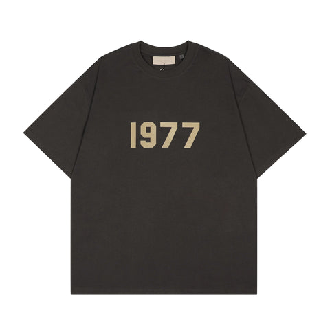 FEAR OF GOD ESSENTIALS 1977 Loose Unisex Couple Short Sleeve T‑Shirt
