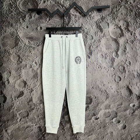 Chrome Hearts Cross Applique Lounge Pants (Light Grey)