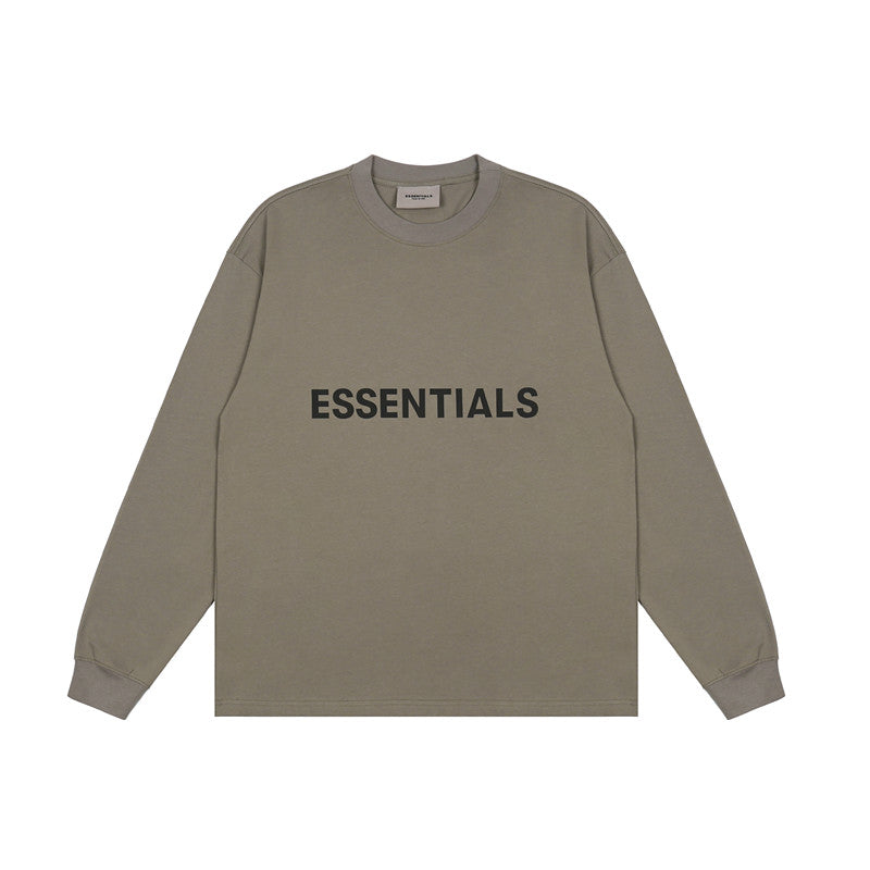 FEAR OF GOD FOG ESSENTIALS Chest Letter Loose Unisex Long Sleeve Tee