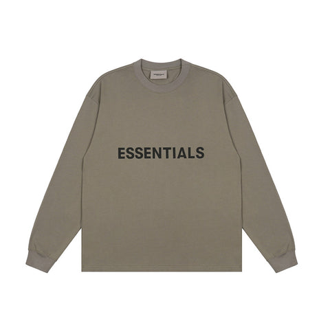 FEAR OF GOD FOG ESSENTIALS Chest Letter Loose Unisex Long Sleeve Tee