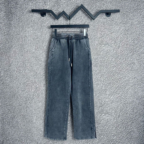Chrome Hearts Acid Wash Straight-Leg Lounge Pants