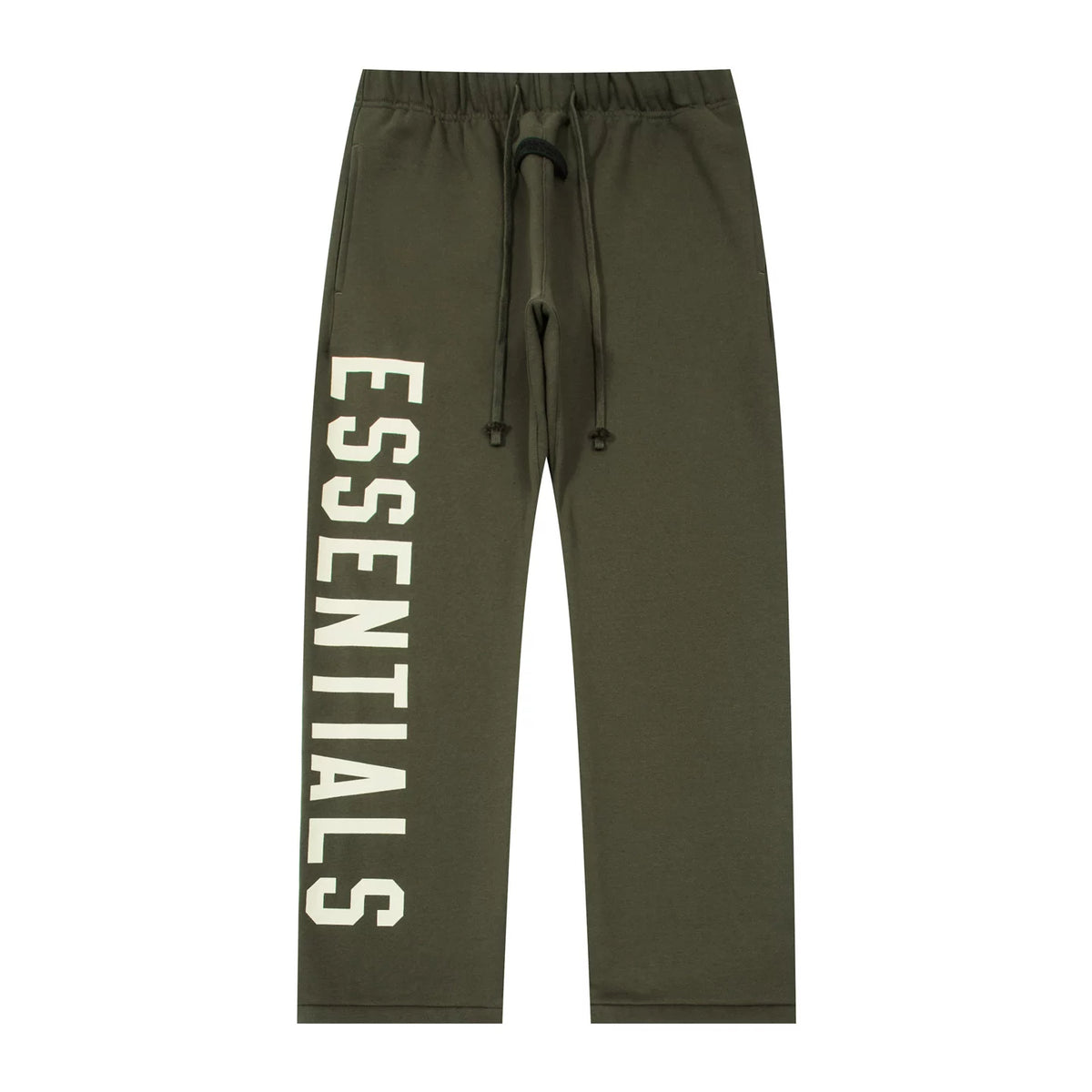 FEAR OF GOD FOG ESSENTIALS Side Big Logo Fleece‑Lined Sweatpants