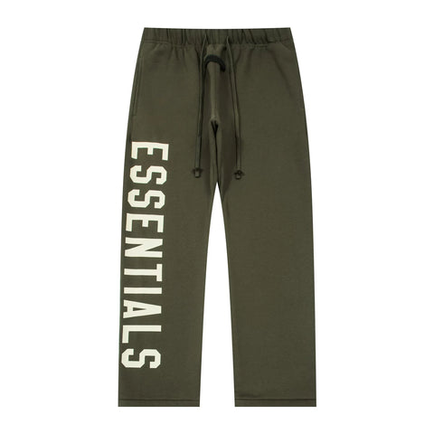 FEAR OF GOD FOG ESSENTIALS Side Big Logo Fleece‑Lined Sweatpants